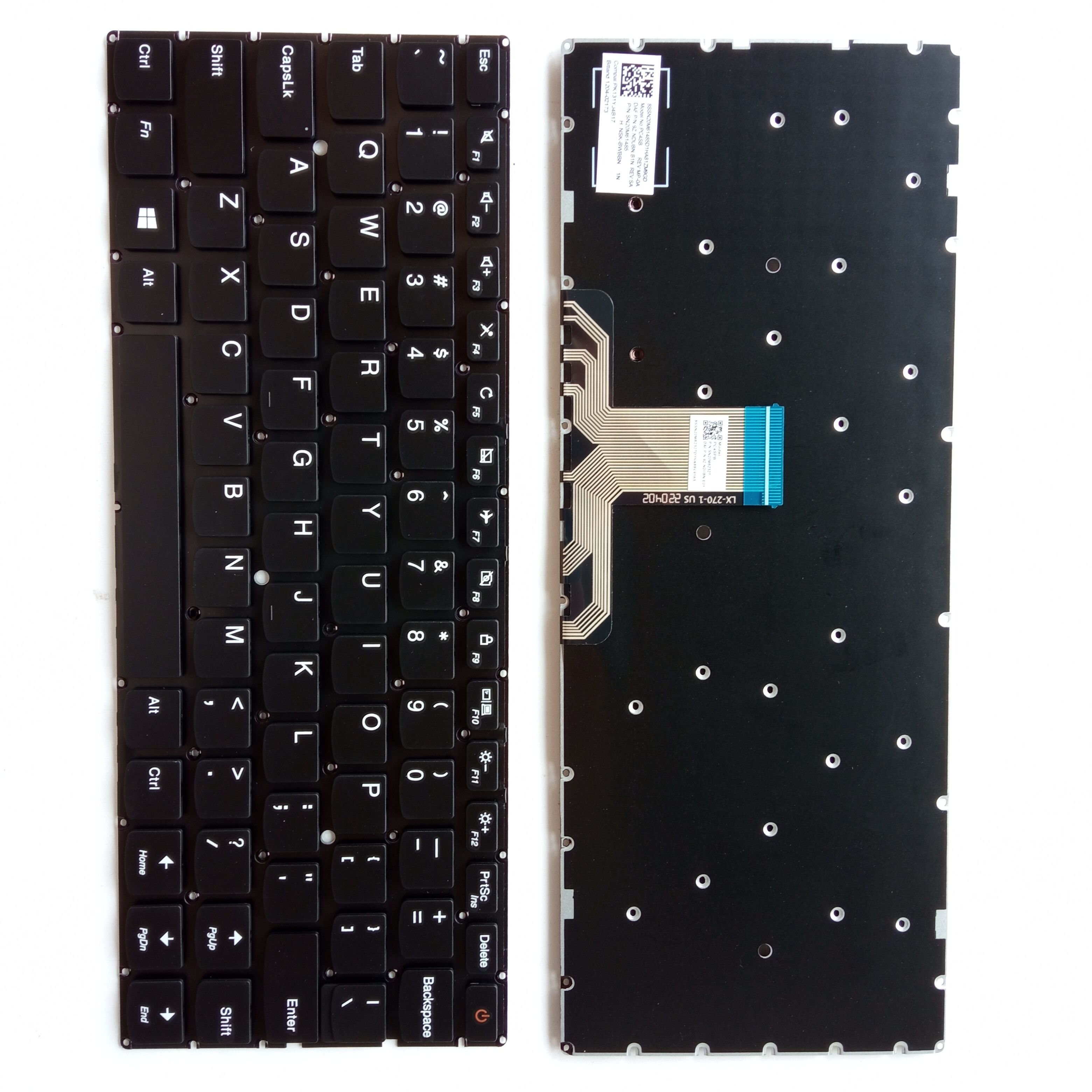 Picture of New Replacement Laptop Keyboard For LENOVO 710S-13 with switch BLACK (OEM) US Layout